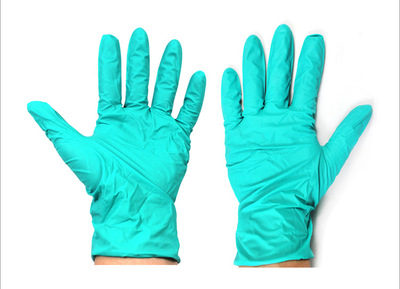 【安思尔92-600丁腈手套 一次性化学品与液体防护手套50双/盒 绿色S】价格,厂家,图片,防护手套,深圳市联成劳保用品-